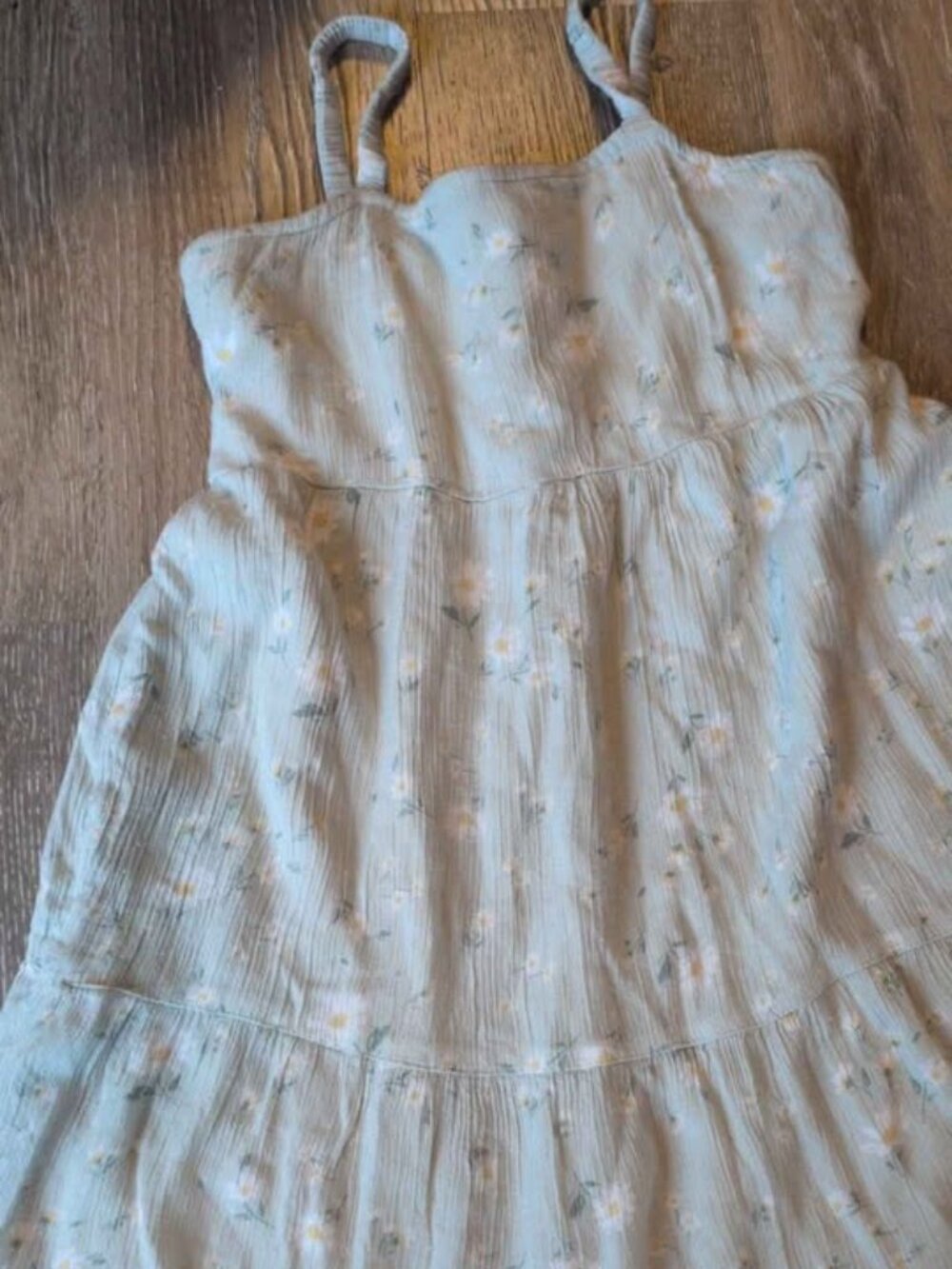 Abercrombie Kids Floral Tiered Dress 9/10 girls